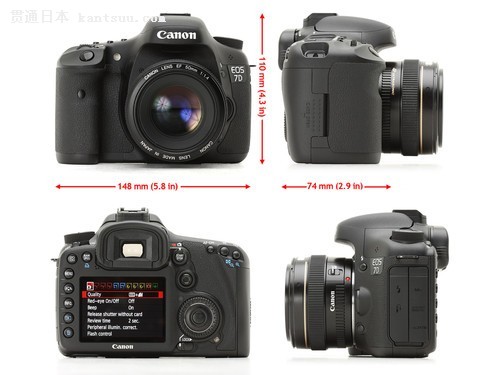 1800w像素+高速连拍 佳能7D套机10350元