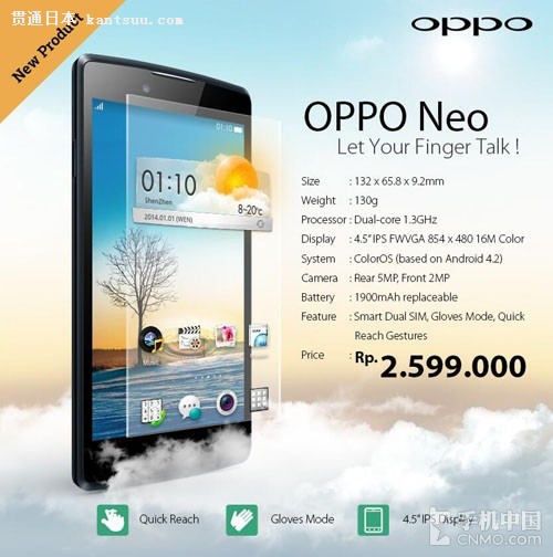 4.5Ӣ˫Ż OPPO Neoӡᷢ 