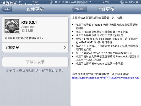 iOS 6.0.1˾ɰ汾